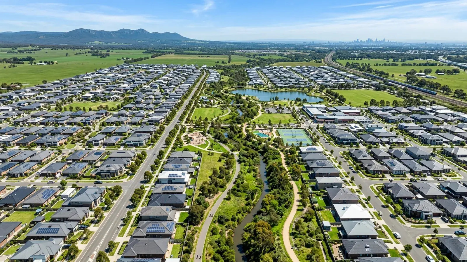 Melton East Precinct Structure Plan Masterplan Map and Urban Growth Corridor